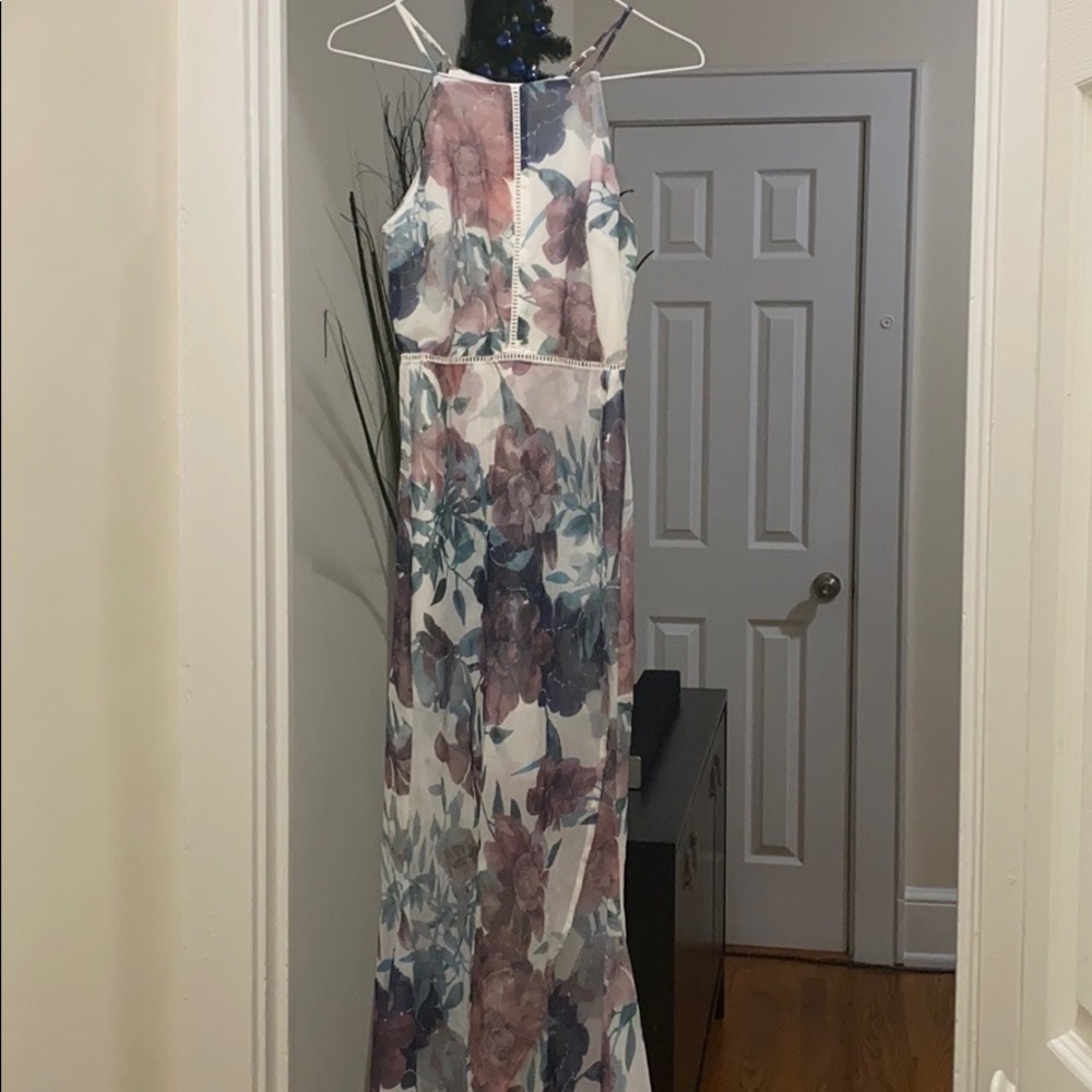 Split maxi dress